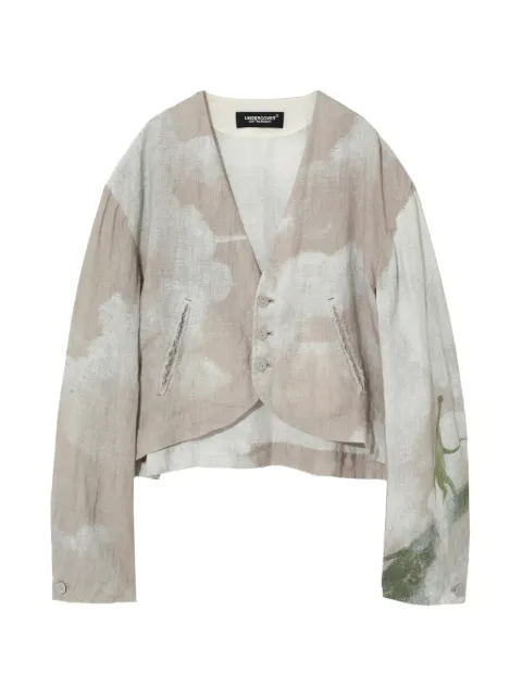 Undercover button printed jacket