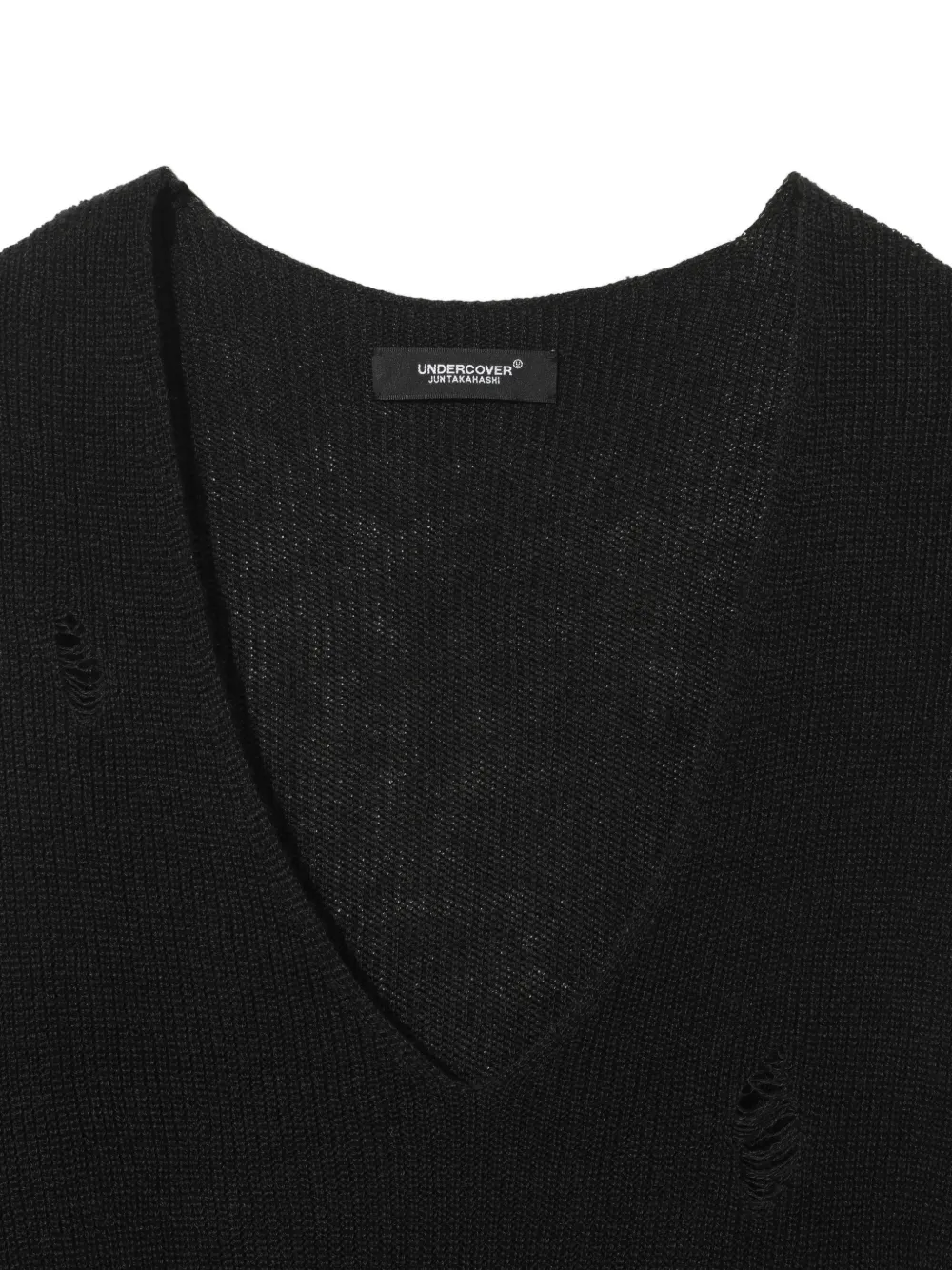 Undercover Gerafelde spencer met rits Zwart