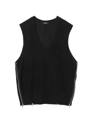 Comme Des Garçons Homme Plus レース タンクトップ | ブラック