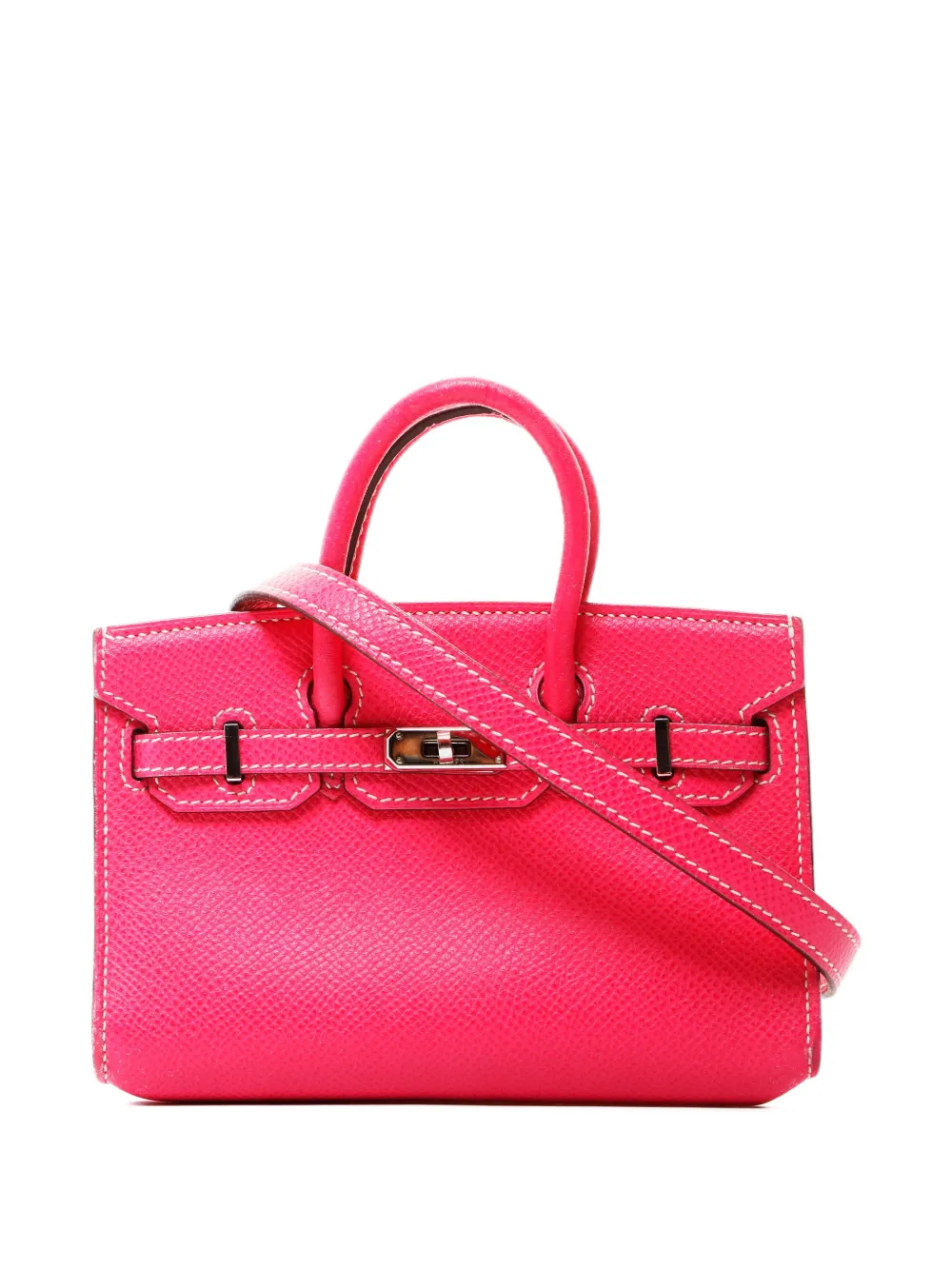 Hermès Pre-Owned 2011 Tiny Birkin leather mini bag - Rosa
