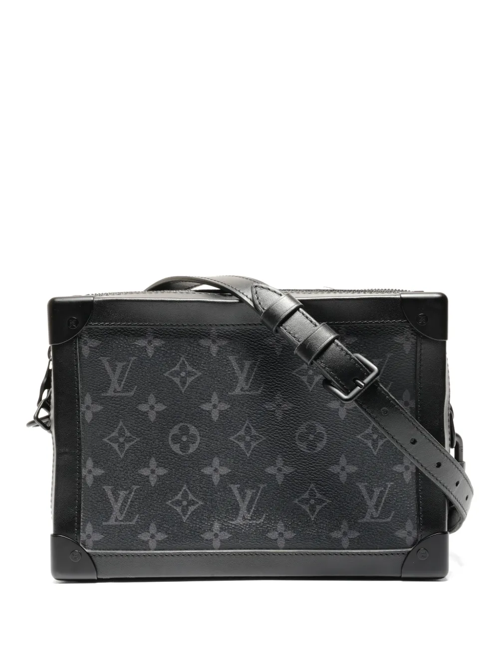 Louis Vuitton Pre-Owned 2021-2025 Soft Trunk Monogram Eclipse cross body bag - Nero