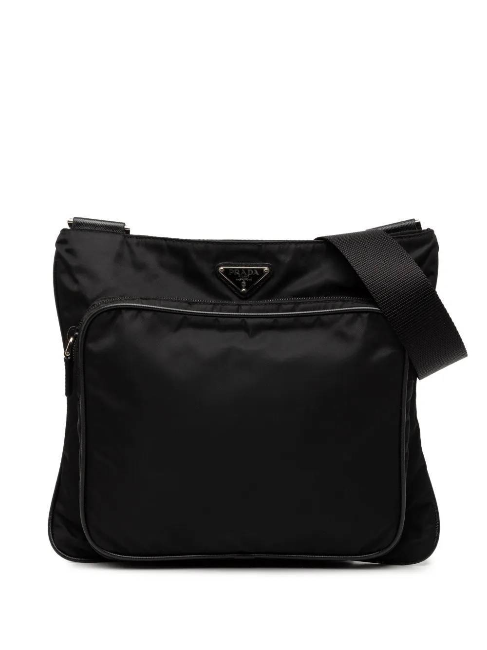 Prada Pre-Owned 2013-2026 Tessuto Zip Top crossbody bag - Nero