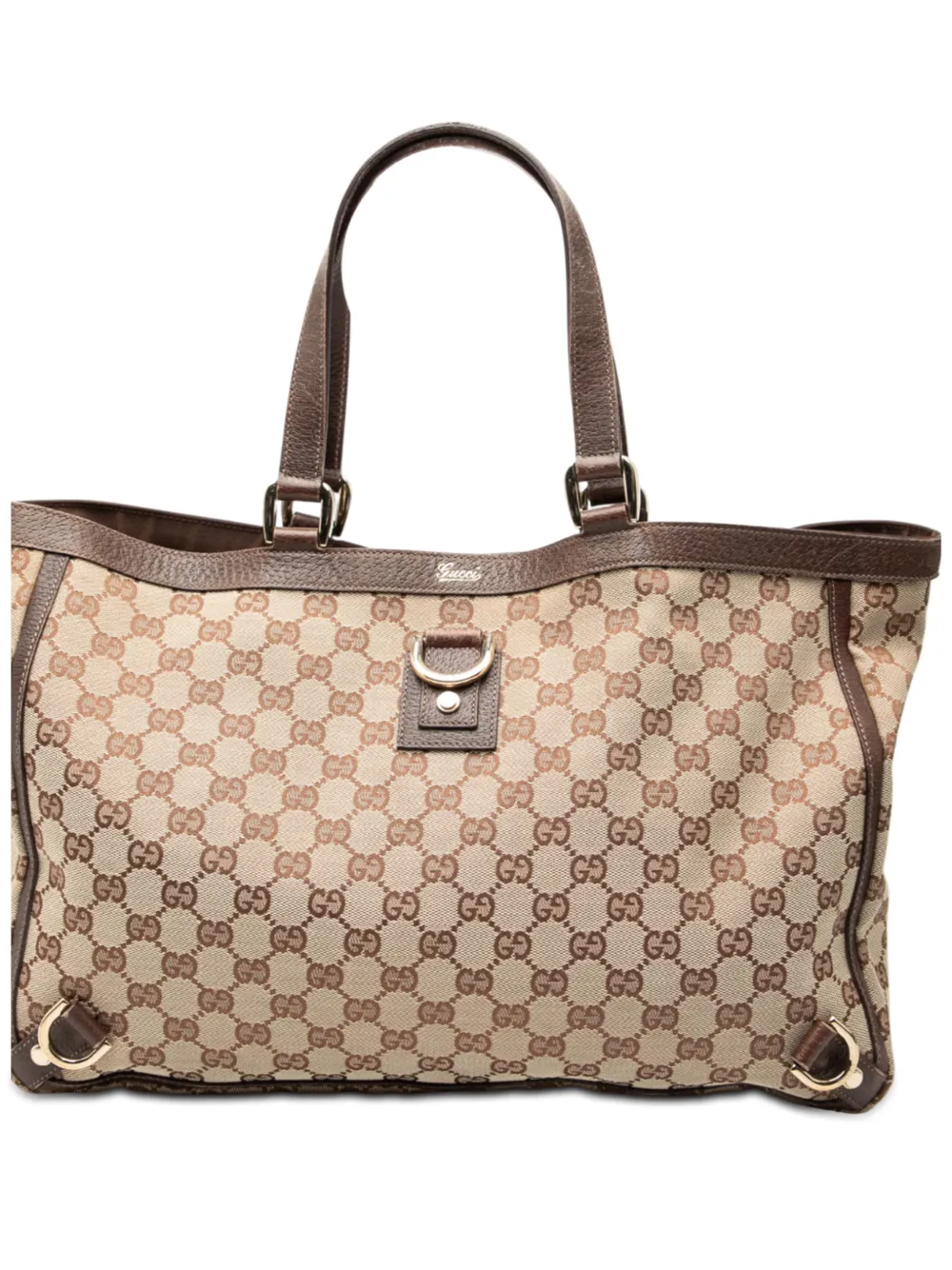 Gucci Pre-Owned 2000-2015 GG Canvas Abbey D Ring tote bag - Marrone