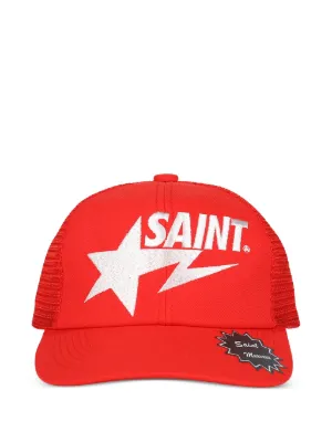 SAINT MXXXXXX x SEGA Embroidered Baseball Cap | White | FARFETCH