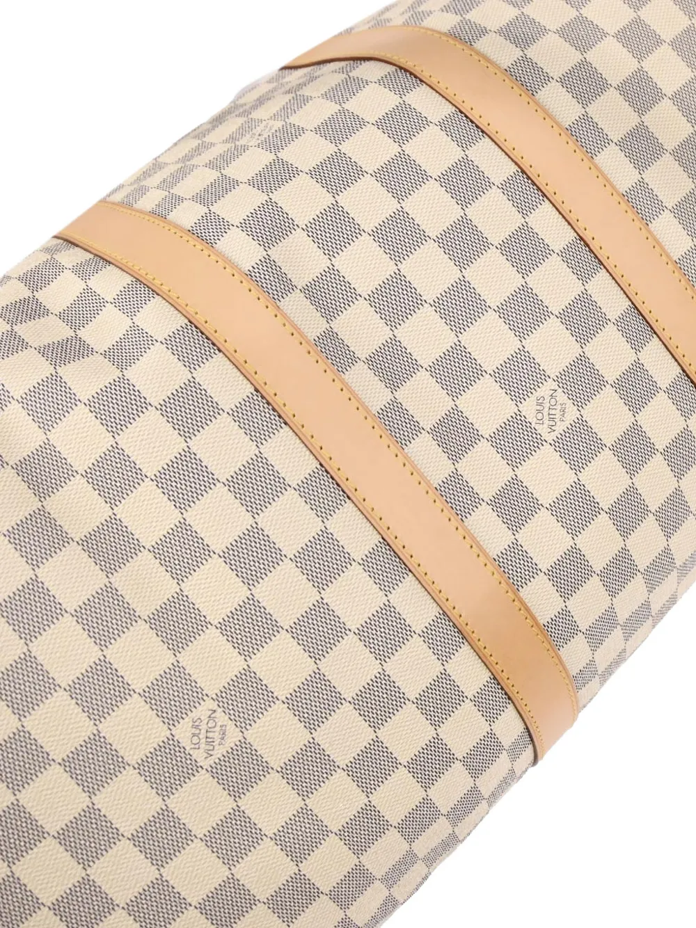 2007 55 Damier Azur Keepall Bandouliere Handbag