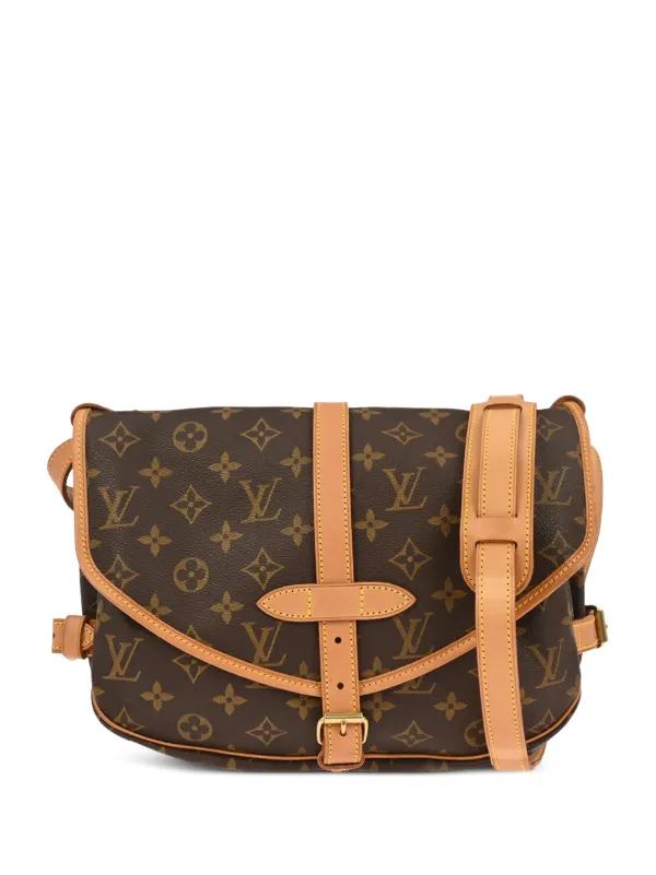 Louis Vuitton Pre-Owned 1997 ソミュール 30 モノグラム ショルダー 