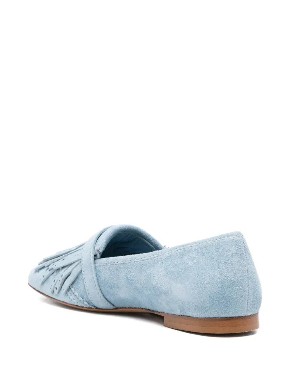 Fringed Buckle Loafers