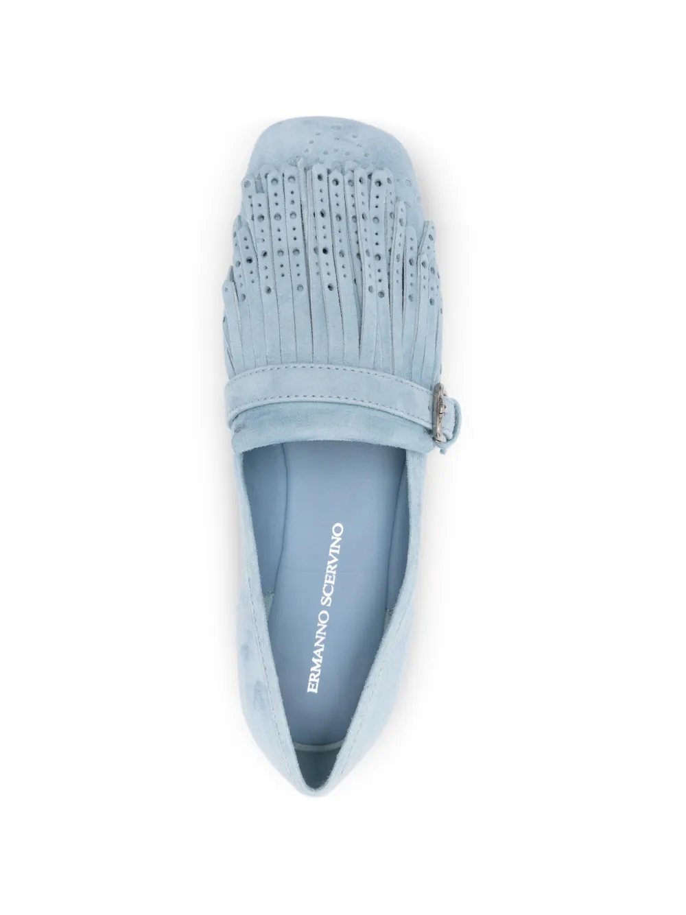 Fringed Buckle Loafers