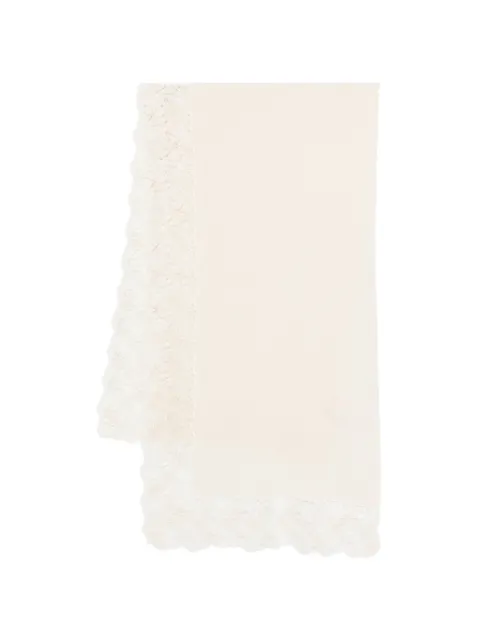 Ermanno Scervino lace trim scarf