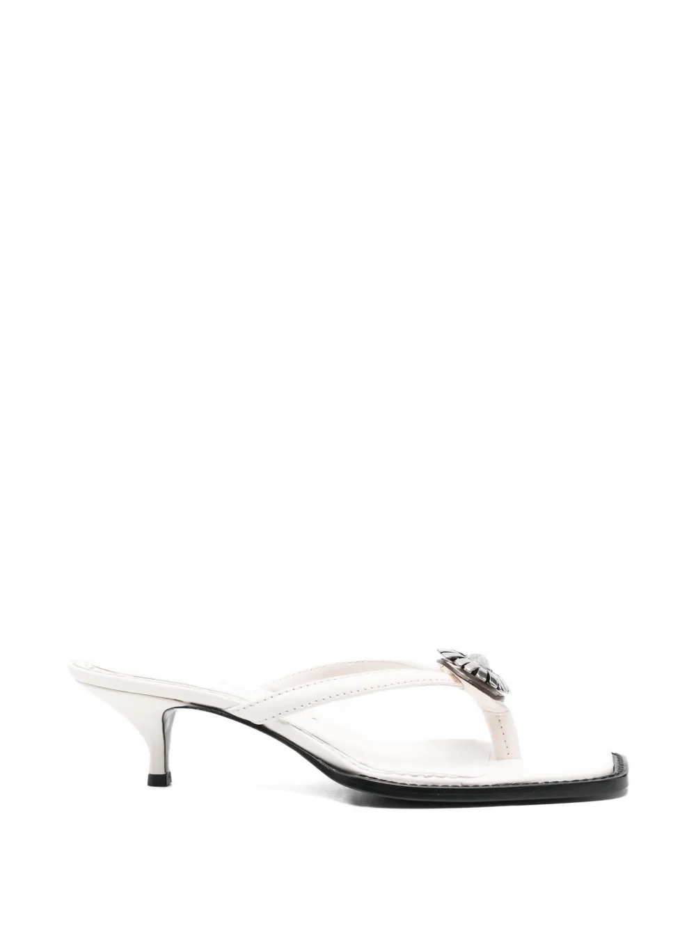 Ermanno Scervino embellished sandals - Bianco