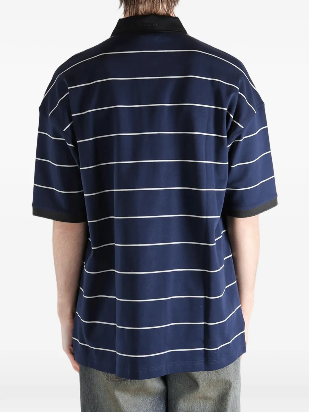 VETEMENTS Gestreept poloshirt Blauw