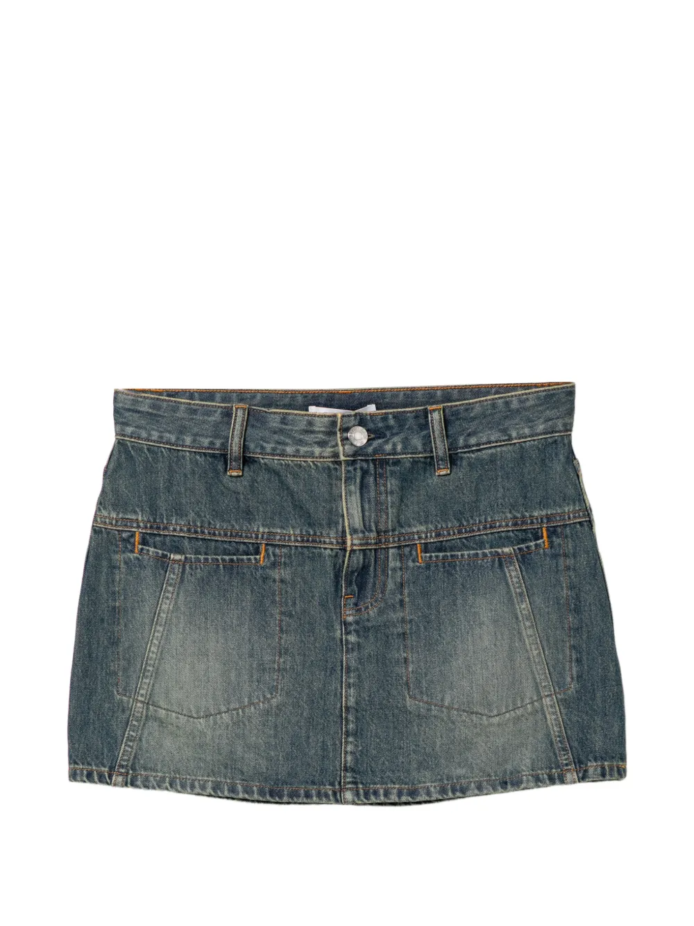 Helmut Lang Minigonna denim - Blu