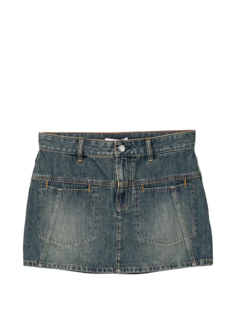 Helmut Lang denim mini skirt
