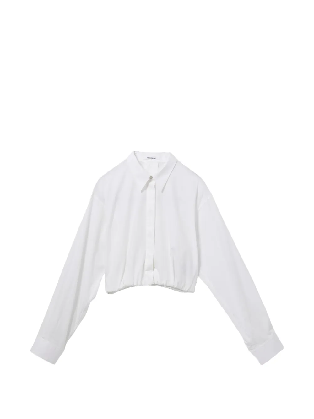 Helmut Lang cropped shirt - Weiß