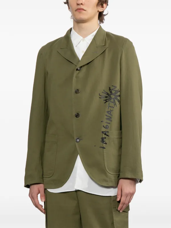 Comme Des Garçons Shirt グラフィック コート | グリーン | FARFETCH JP
