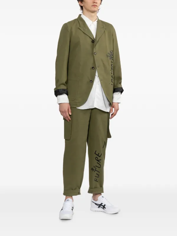 Comme Des Garçons Shirt グラフィック コート | グリーン | FARFETCH JP