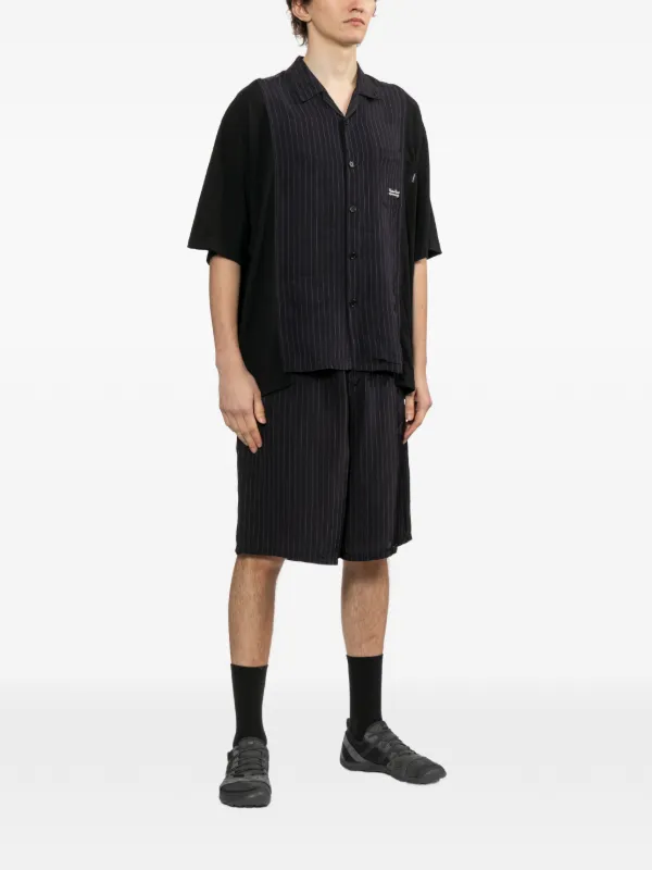 【完売希少】UNDERCOVER 23ss カーゴショートパンツ ブラック Undercover ストライプ ショートパンツ | ブラック | FARFETCH JP