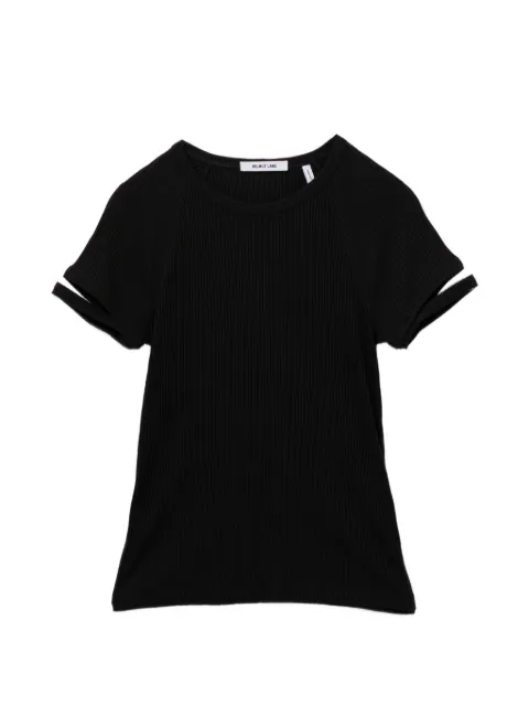 Helmut Lang cutout sleeve top