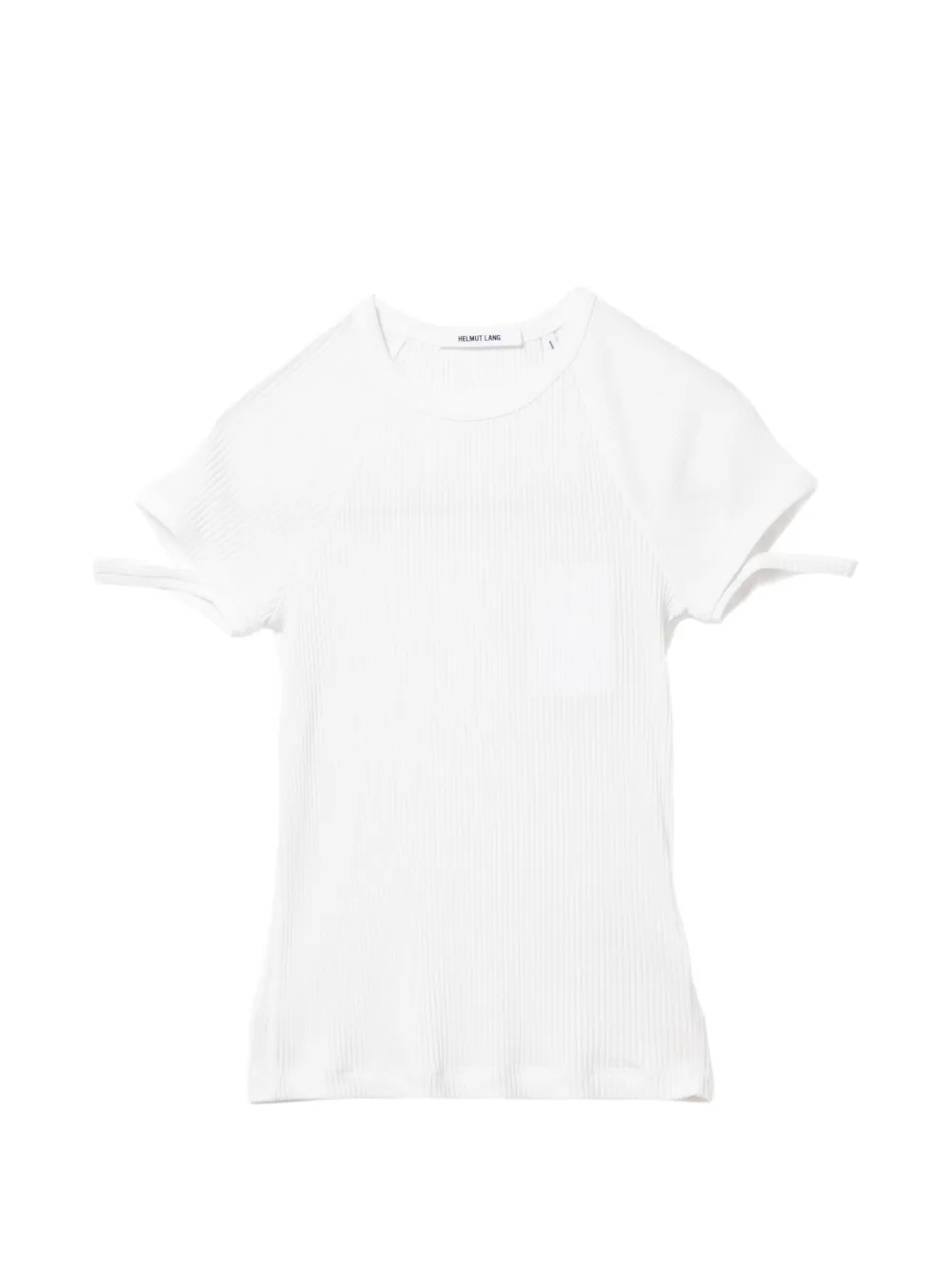 Helmut Lang T-shirt crop - Bianco