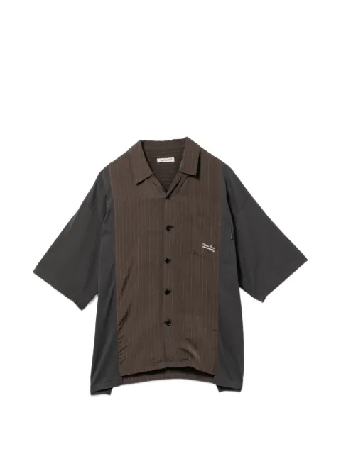 Undercover striped panel shirt
