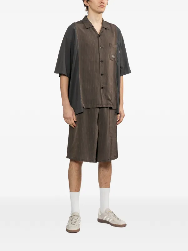 Undercover ストライプ ショートパンツ | ブラウン | FARFETCH JP