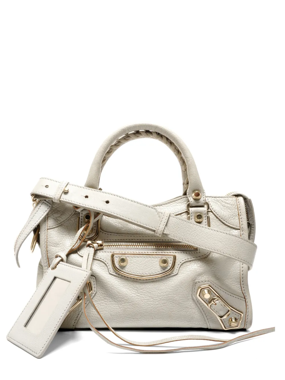 Balenciaga Pre-Owned 2015-2025 mini Classic City leather bag - Grigio