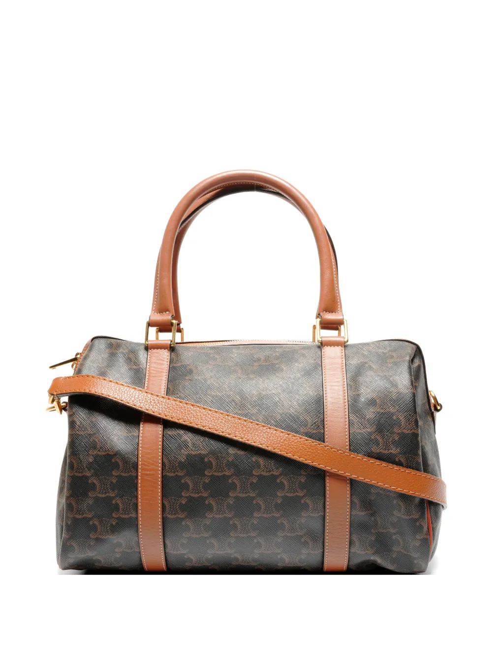 Celine Pre-Owned 2015-2025 Macadam tote bag - Marrone