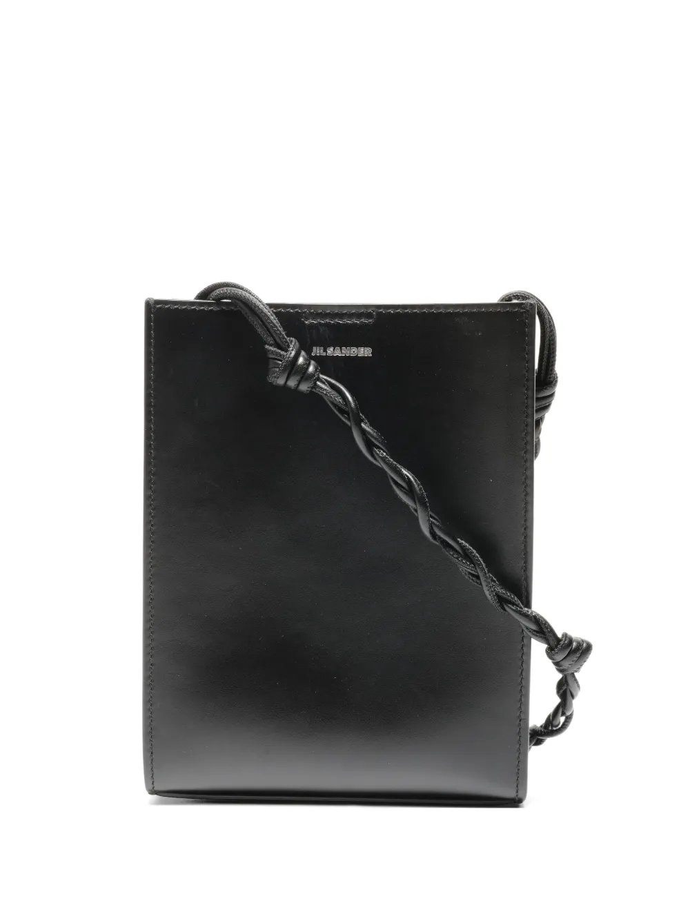 Jil Sander 2015 small Tangle leather cross body bag - Nero