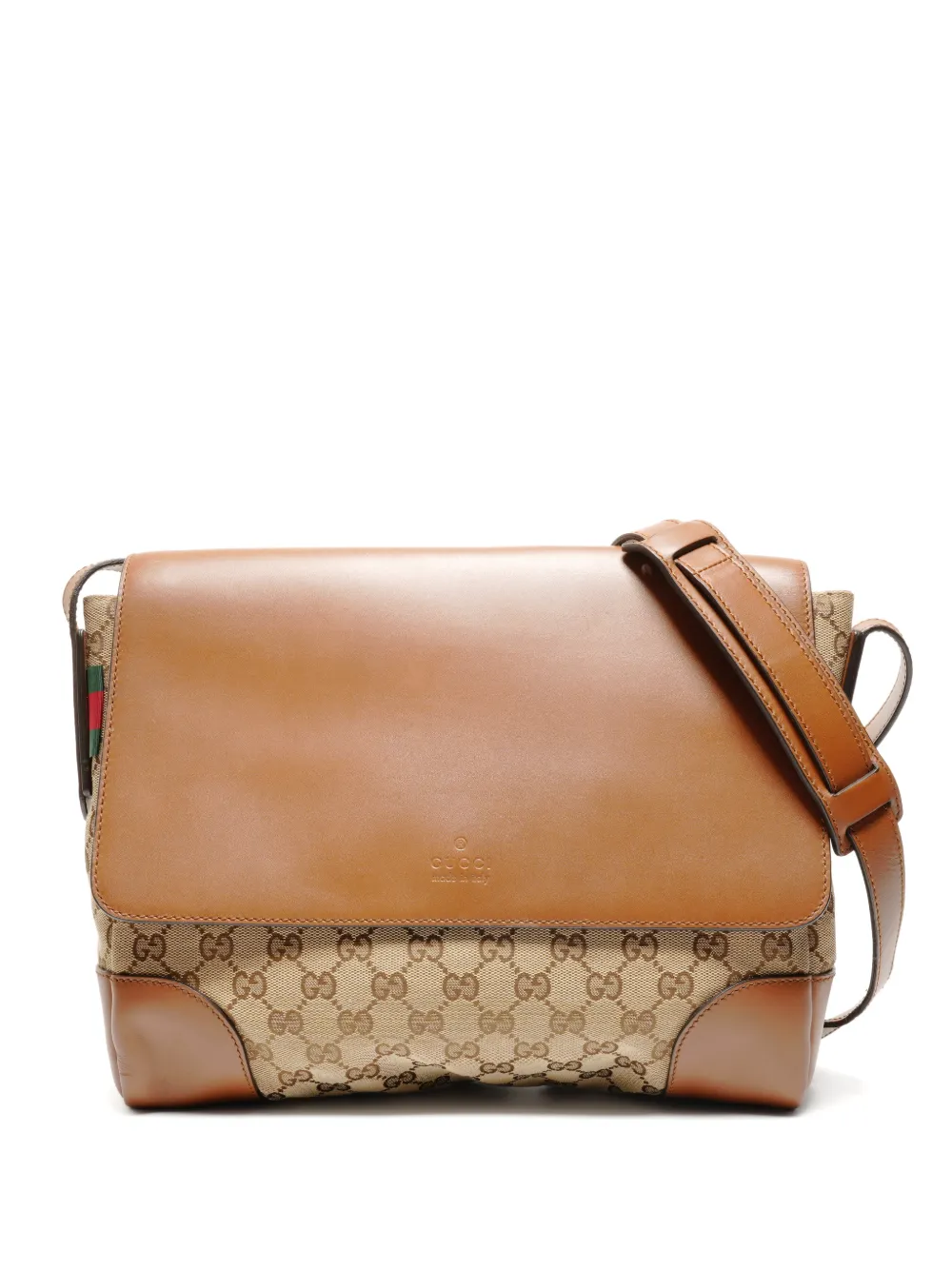 Gucci Pre-Owned 2010s GG canvas shoulder bag - Marrone