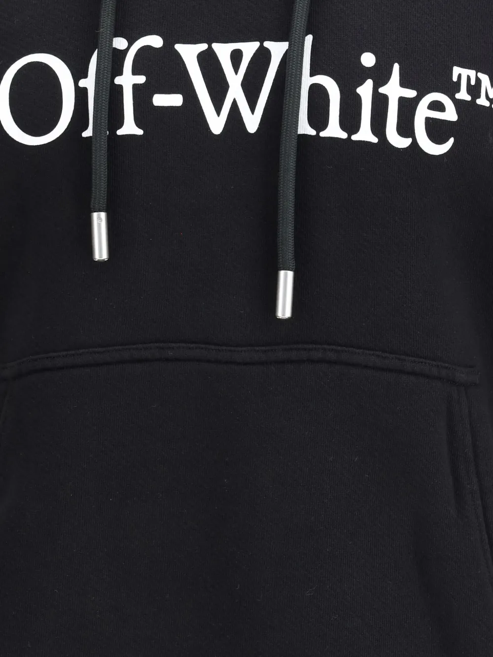Off-White Big Bookish Skate sweater met capuchon Zwart