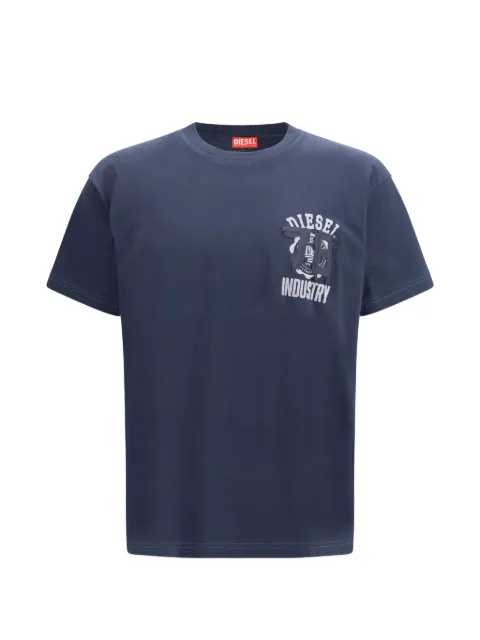 Diesel T-Norm-V14 アップリケ Tシャツ