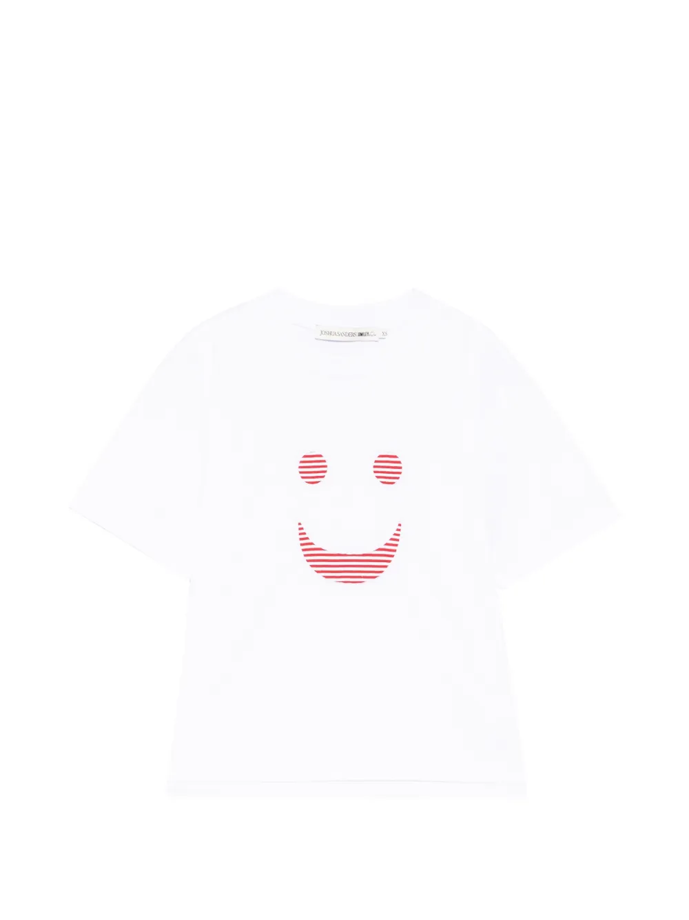 Joshua Sanders smiley print T-shirt - Bianco