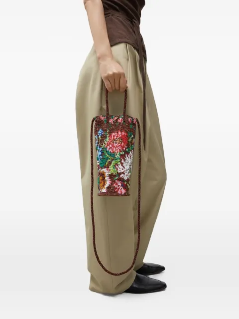 Cordera Peonia beaded shoulder bag