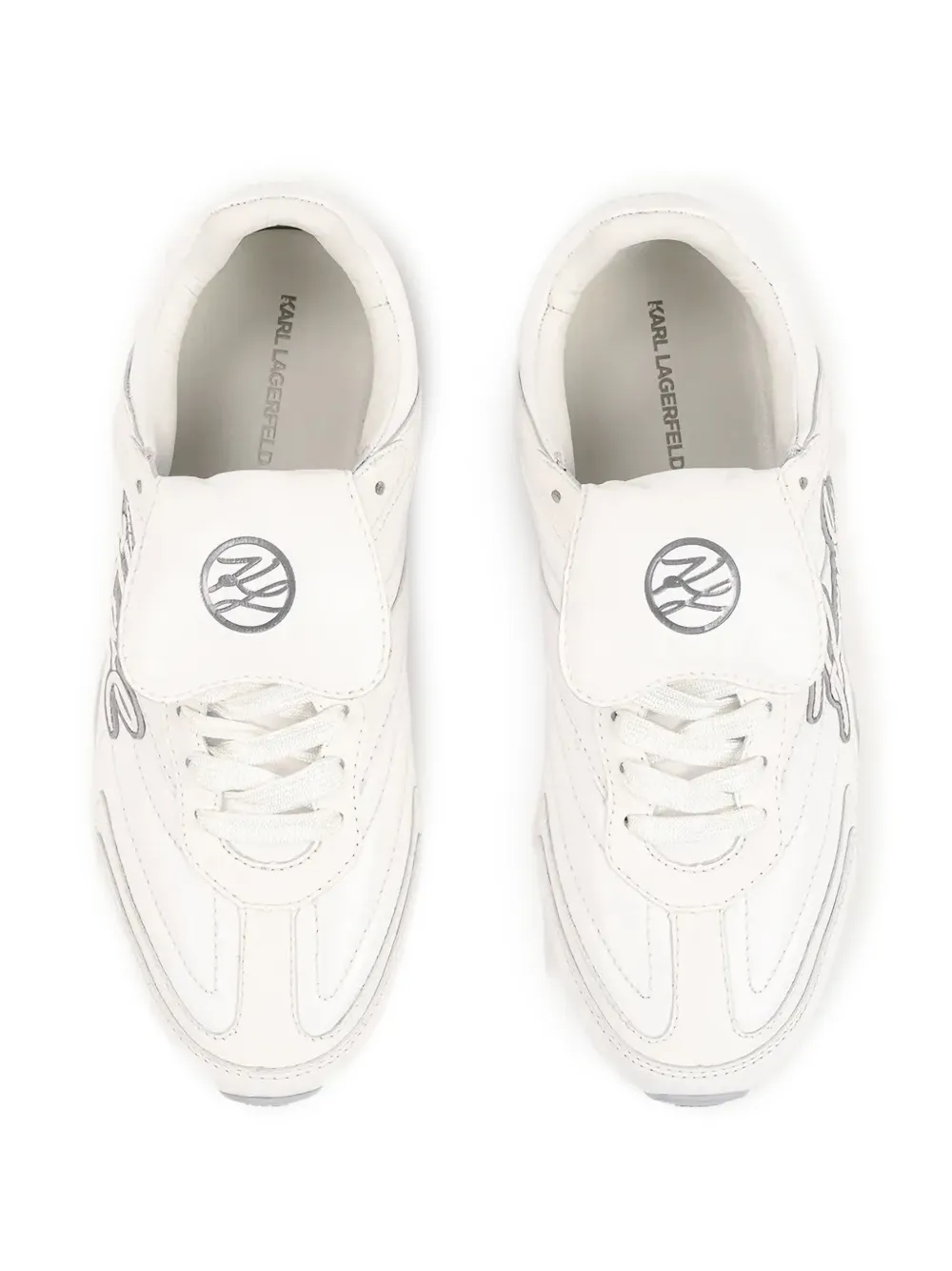 Karl Lagerfeld Venus sneakers met logodetail Wit