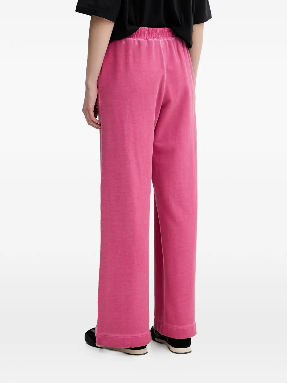 Karl Lagerfeld Jeans Broek met elastische taille Roze