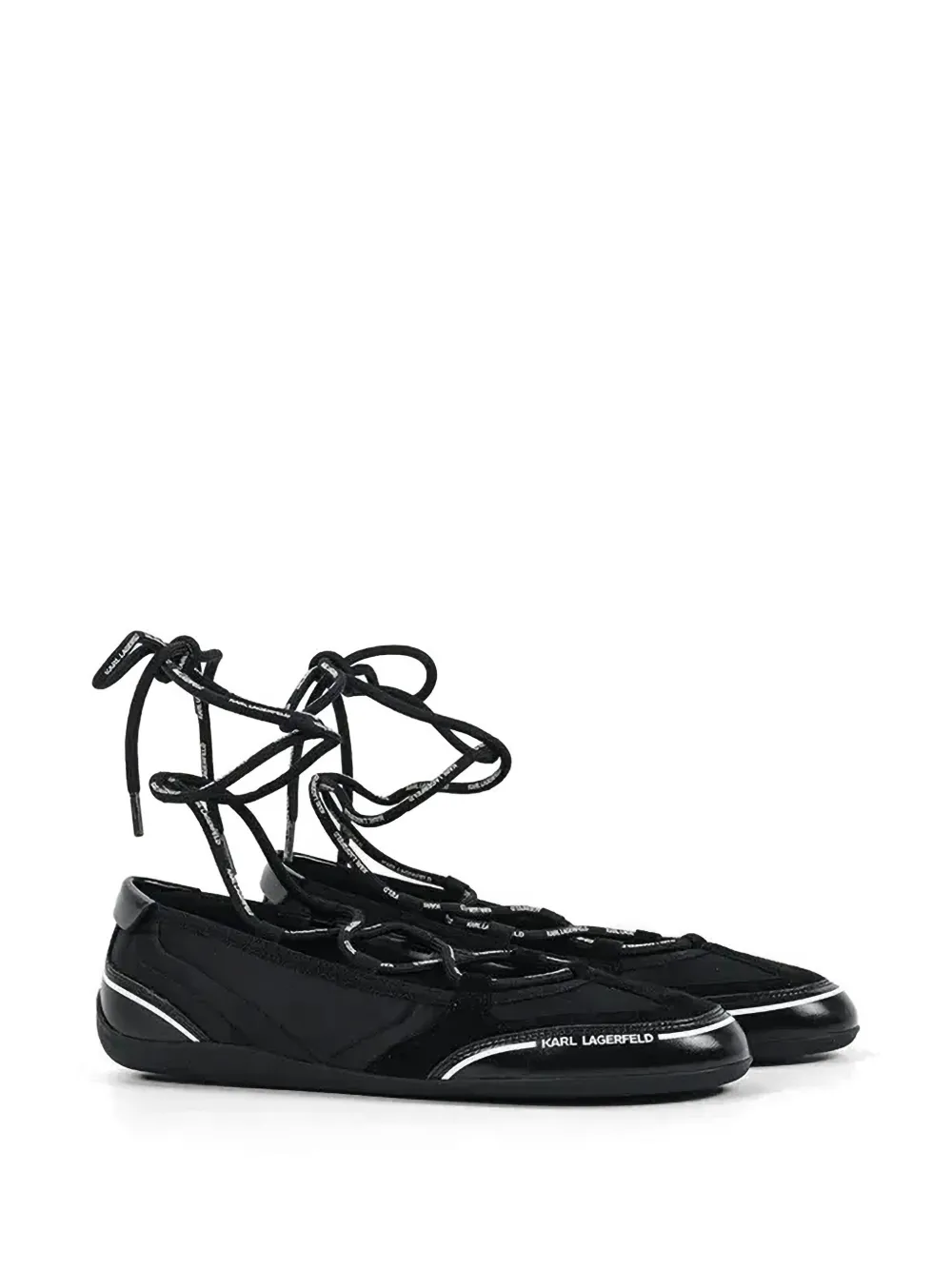 Karl Lagerfeld Altia ballet flats Zwart