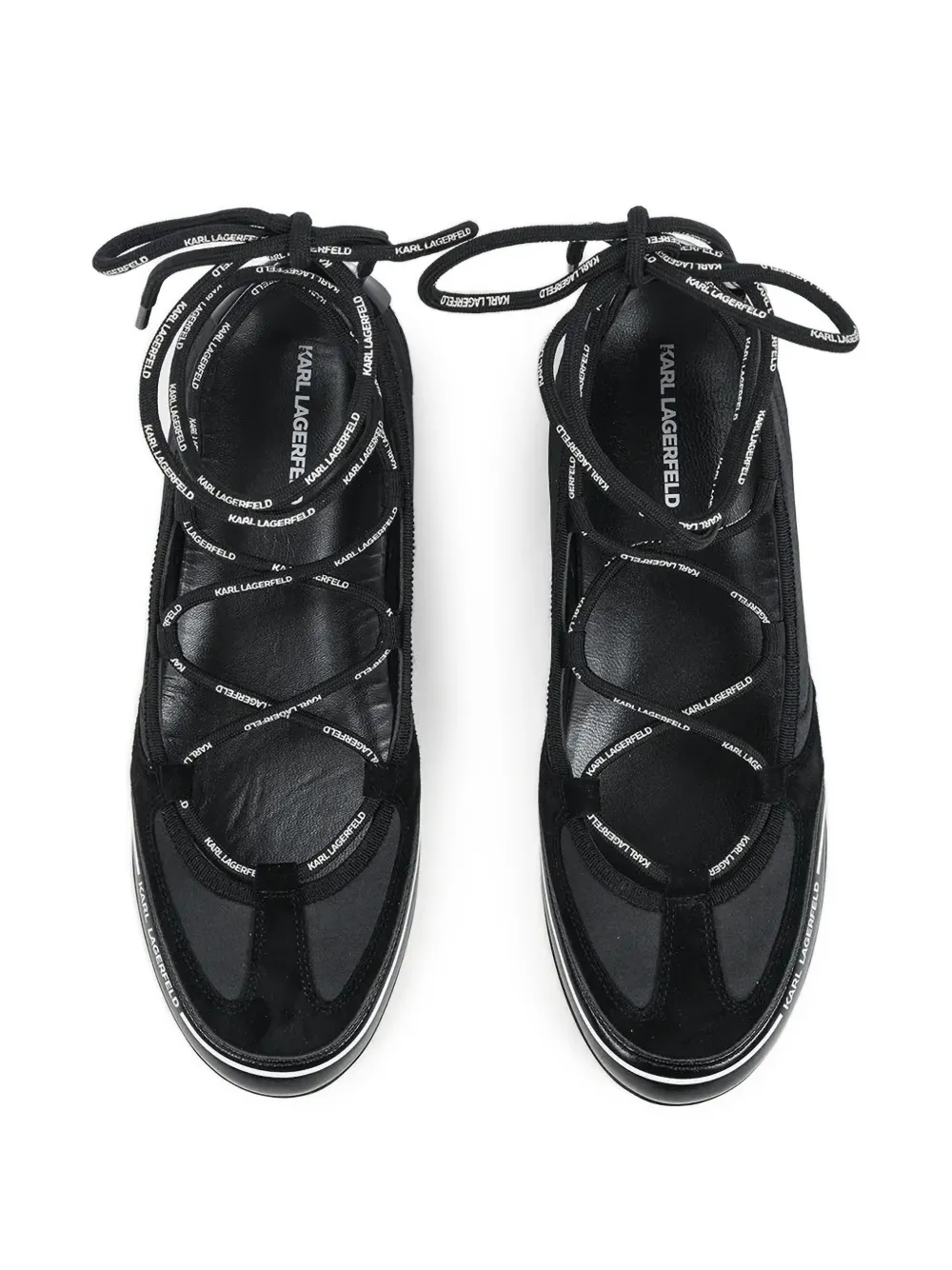 Karl Lagerfeld Altia ballet flats Zwart