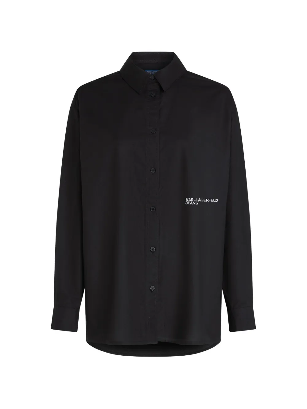 Karl Lagerfeld Jeans Blouse met knopen Zwart