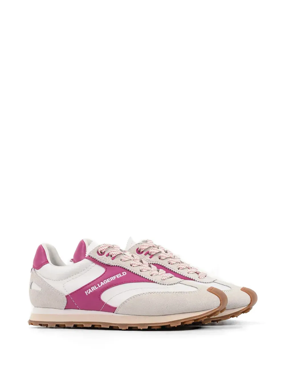 Karl Lagerfeld Sneakers met contrasterende vlakken Wit