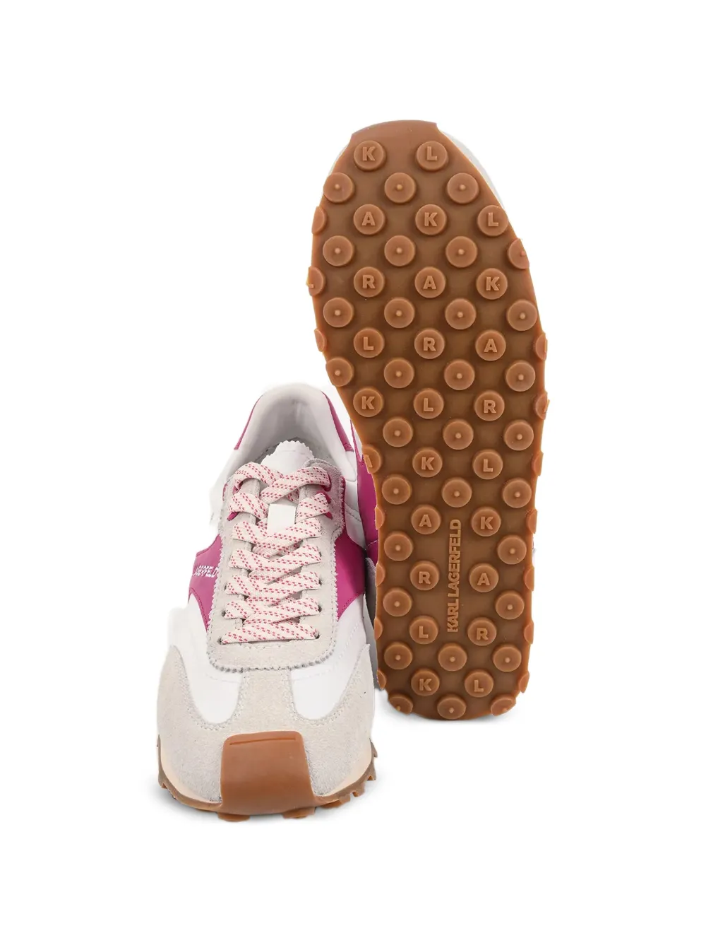 Karl Lagerfeld Sneakers met contrasterende vlakken Wit