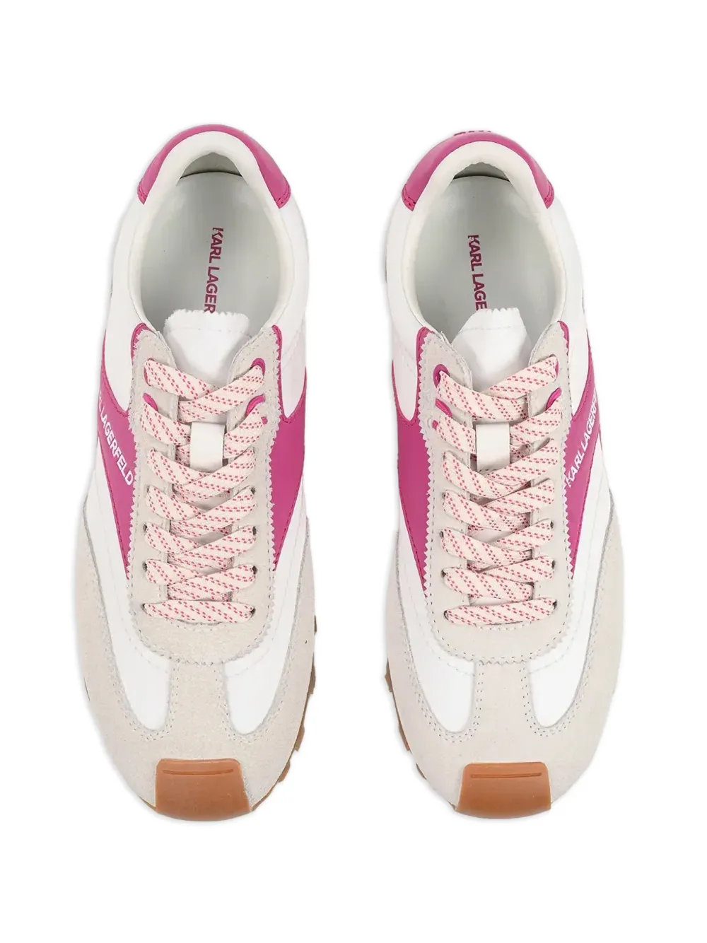 Karl Lagerfeld Sneakers met contrasterende vlakken Wit