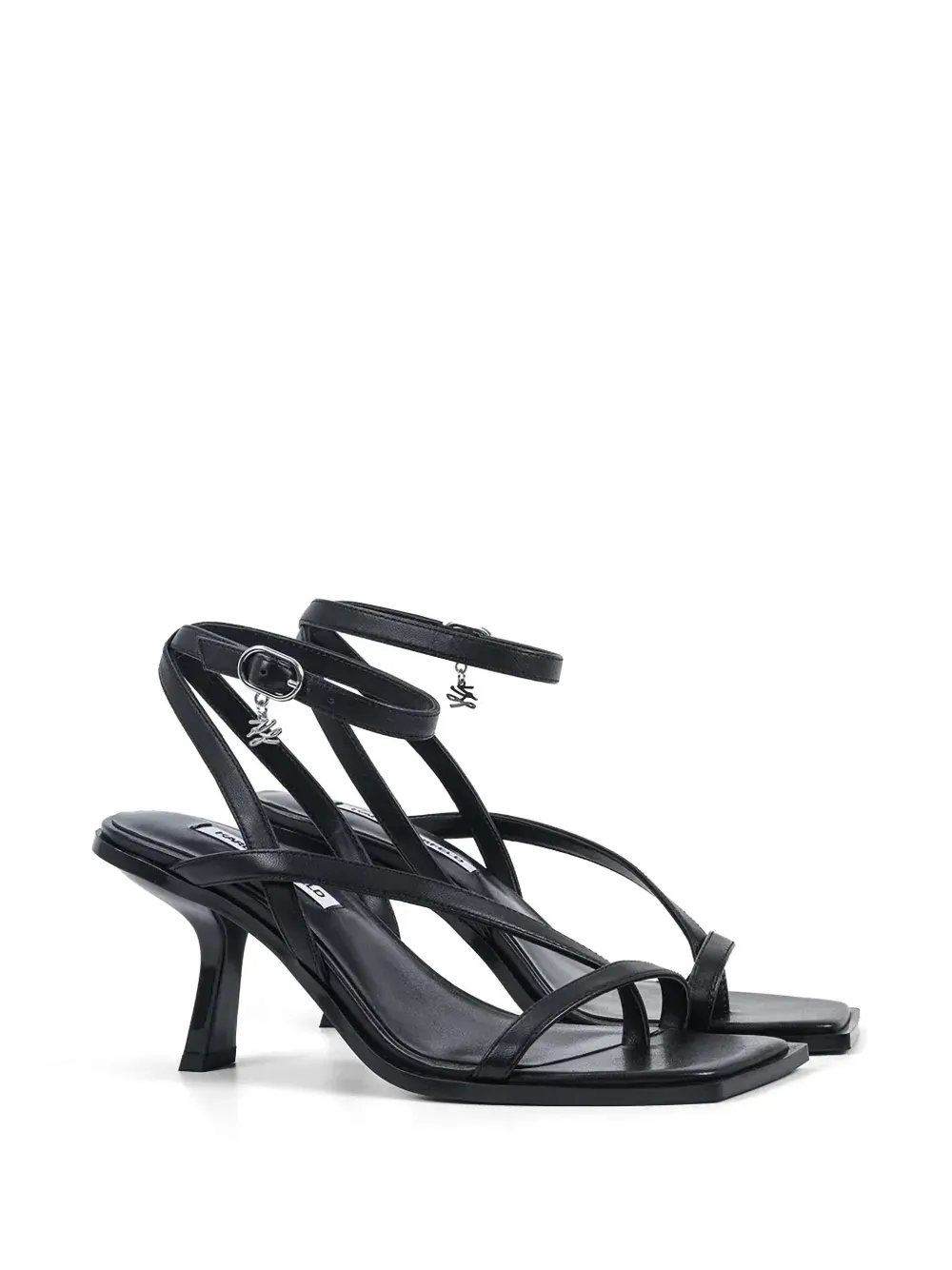 Karl Lagerfeld ankle strap sandals Zwart