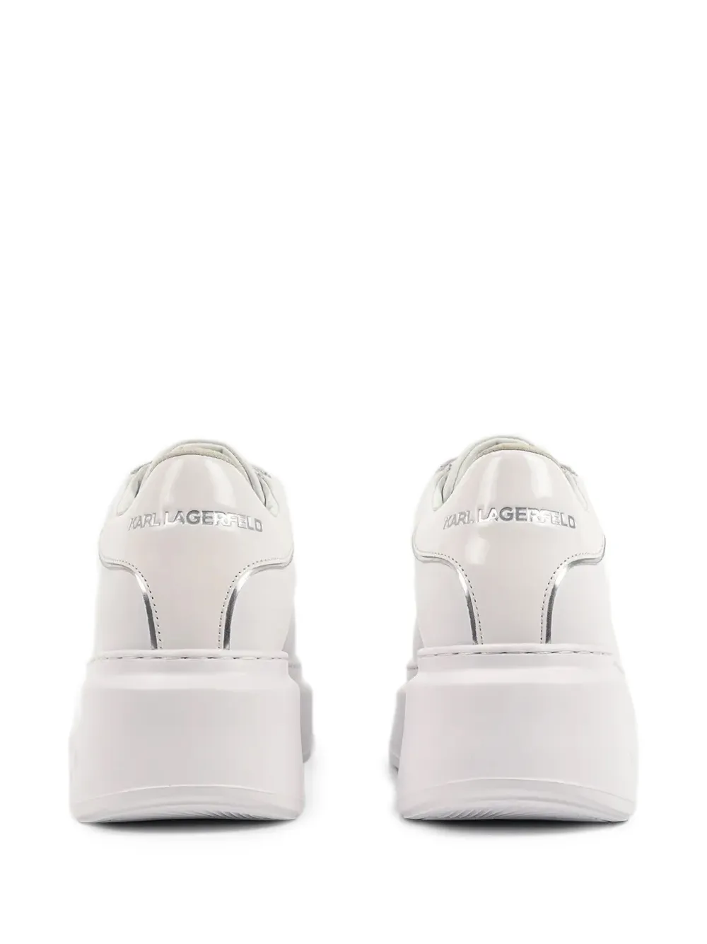 Karl Lagerfeld Anakapri sneakers met plateauzool Wit