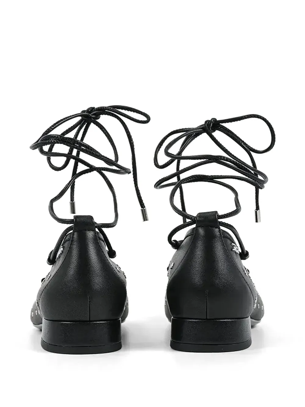 Karl Lagerfeld Kerrie studded ballet flats Zwart