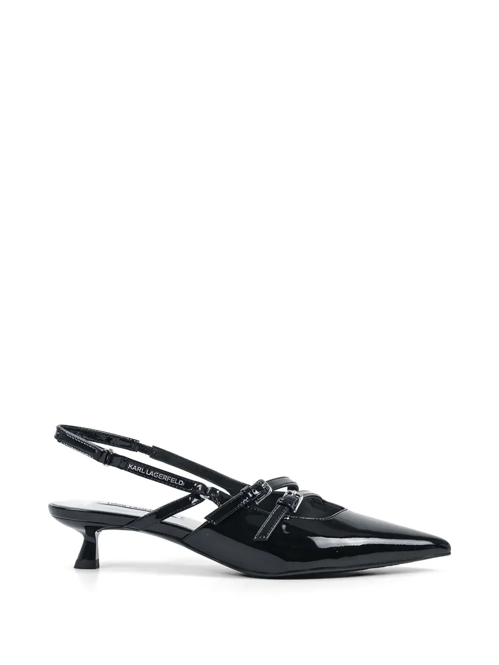 Karl Lagerfeld Pasha buckle strap pumps - Nero