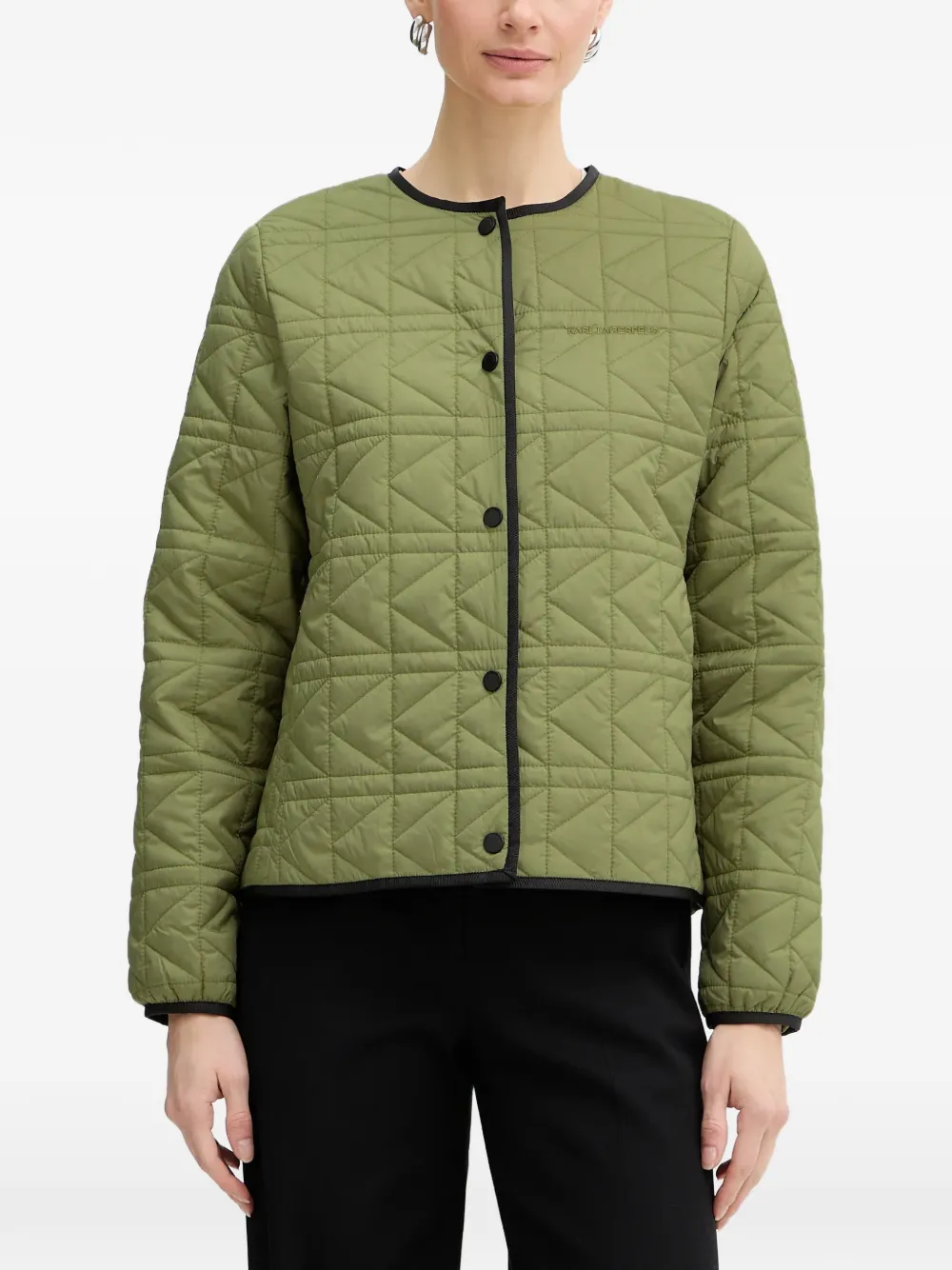 Karl Lagerfeld quilted jacket - Grün