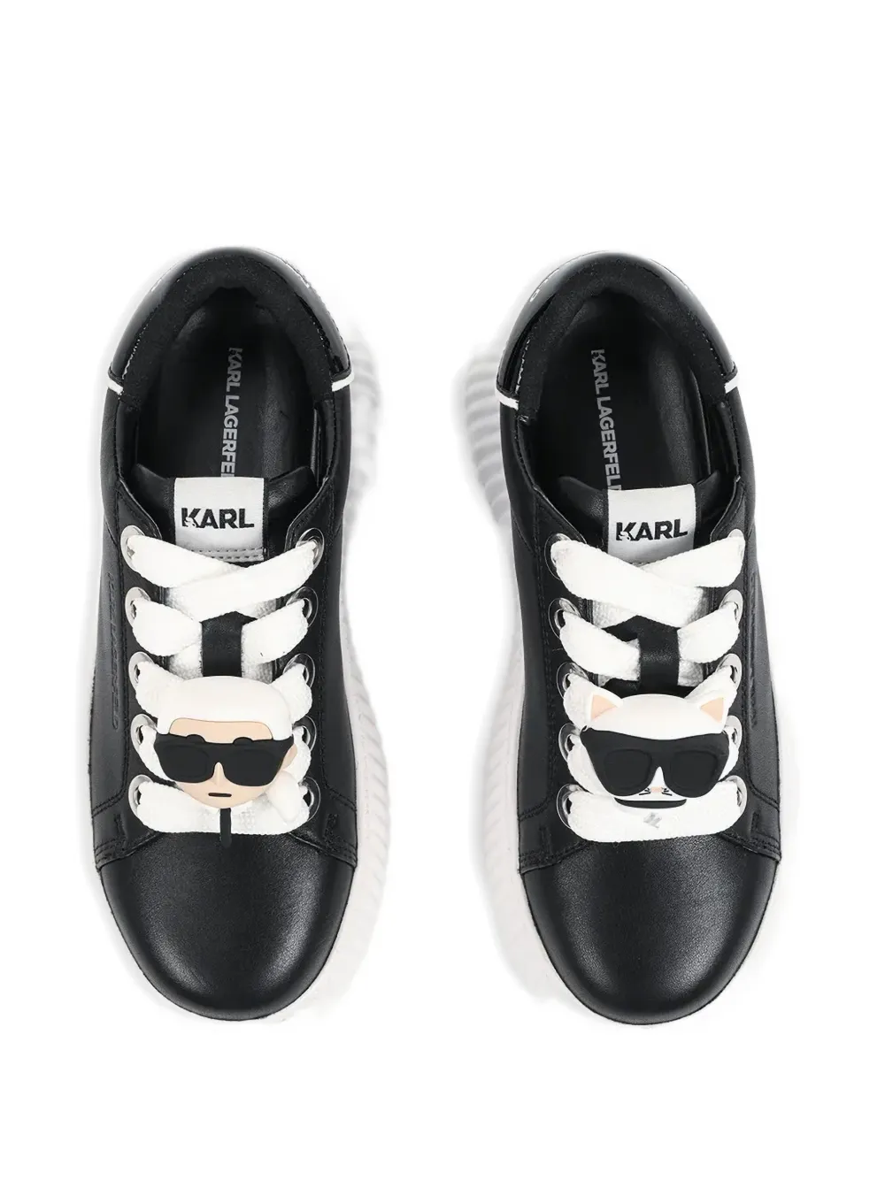 Karl Lagerfeld Sneakers met applicatie Zwart