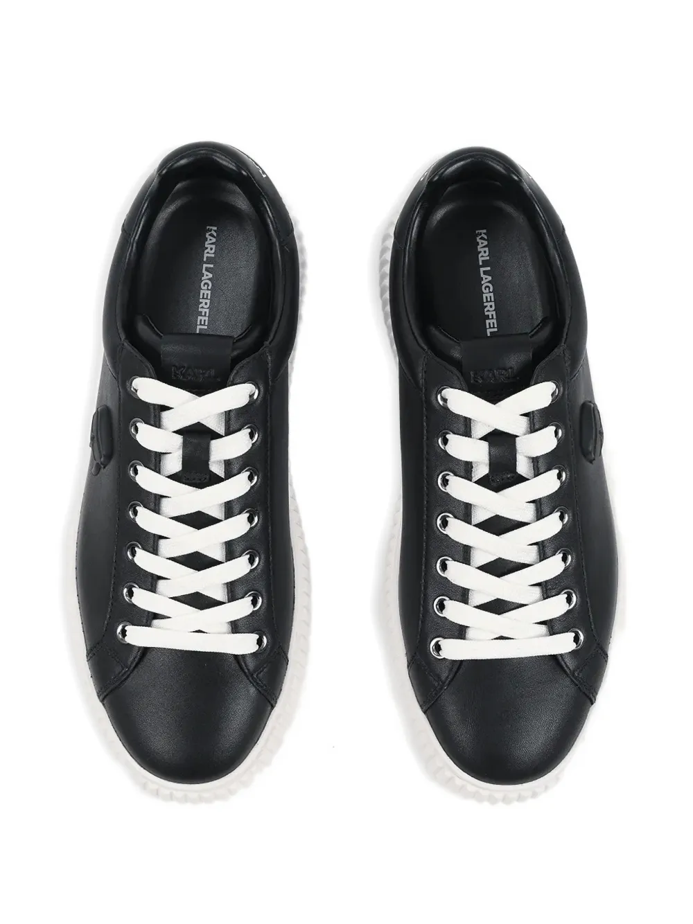 Karl Lagerfeld Sneakers met plateauzool Zwart