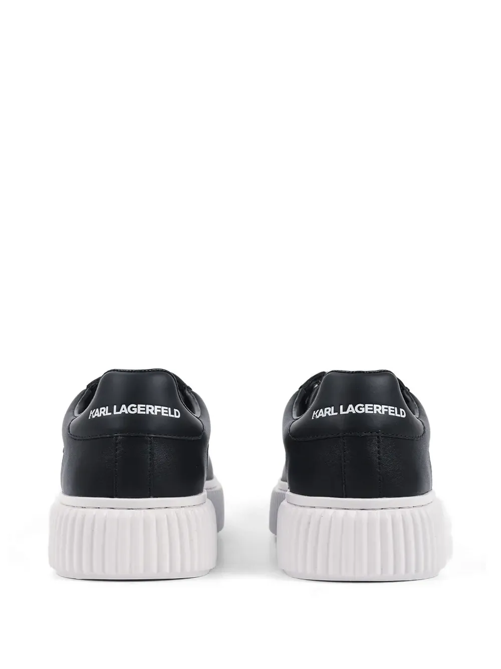 Karl Lagerfeld Sneakers met plateauzool Zwart