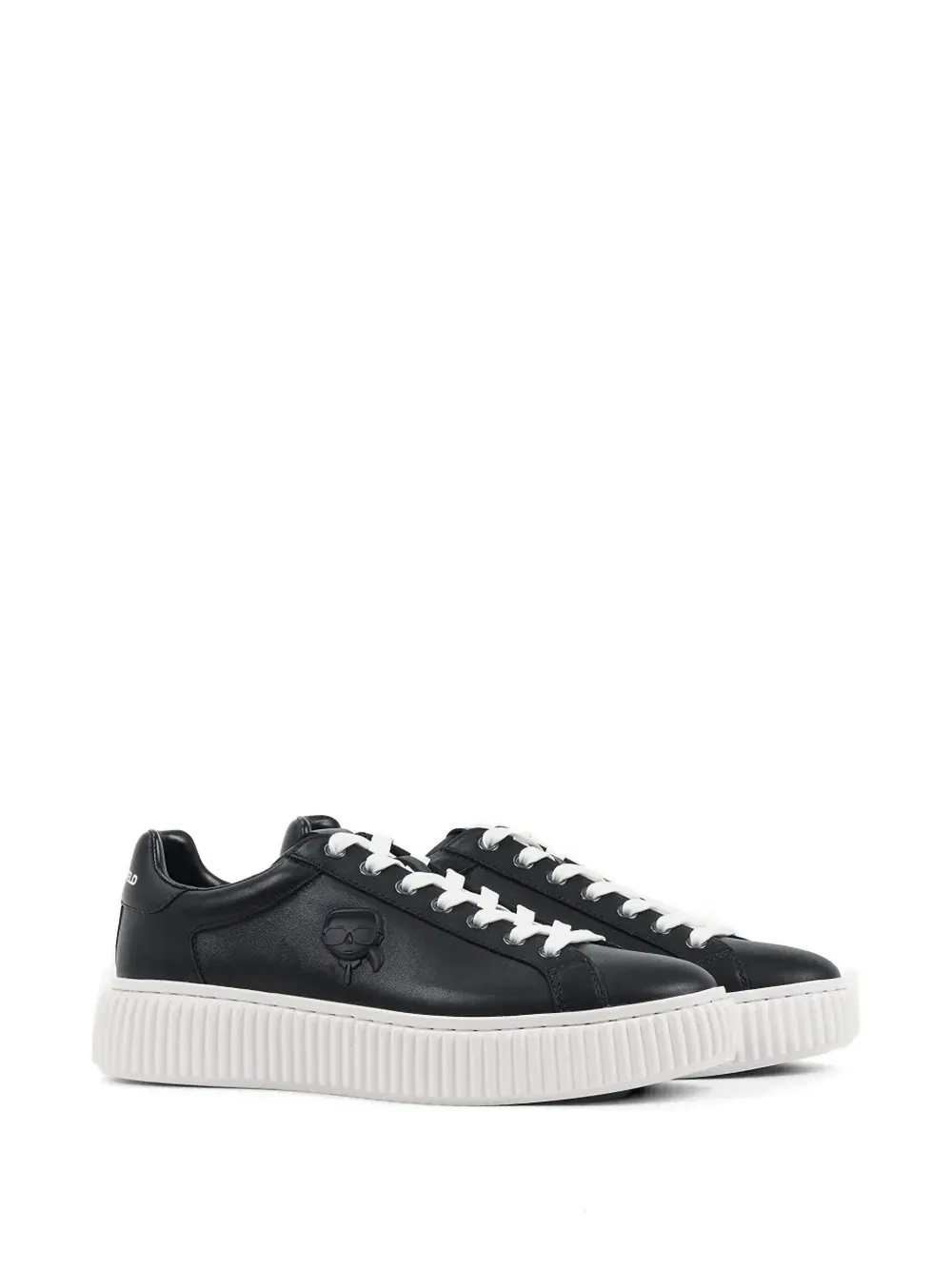 Karl Lagerfeld Sneakers met plateauzool Zwart